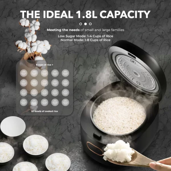 Russell Taylor RC10 Low Sugar Rice Cooker - Image 3