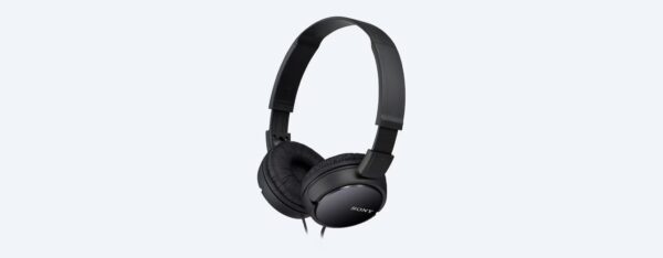 SONY (MDR-ZX110/BCE) BLACK OUTDOOR HEADPHONE