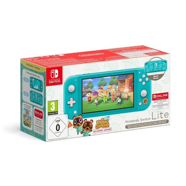 Nintendo Switch Lite Animal Crossing: New Horizons Timmy & Tommy Aloha Edition (Turquoise)